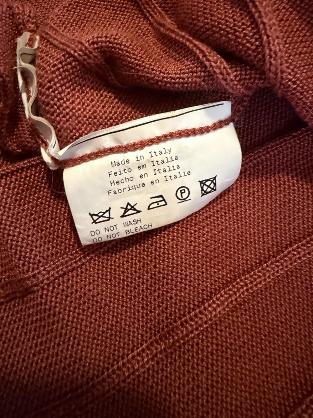 Trusardi Rust Colored Sweater Women’s - Picture 9 of 9